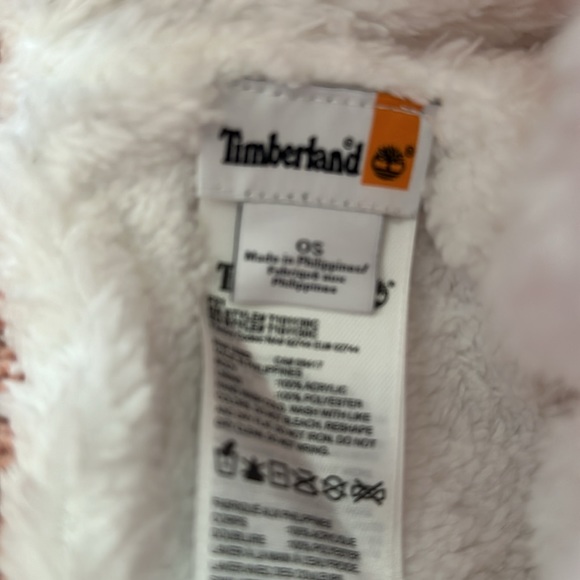 Soft Pink Cable Timberland Thermal Plush Lined Beanie - Picture 3 of 4